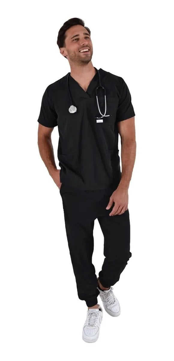 Pijama Médica Hombre Boston Jogger Negro