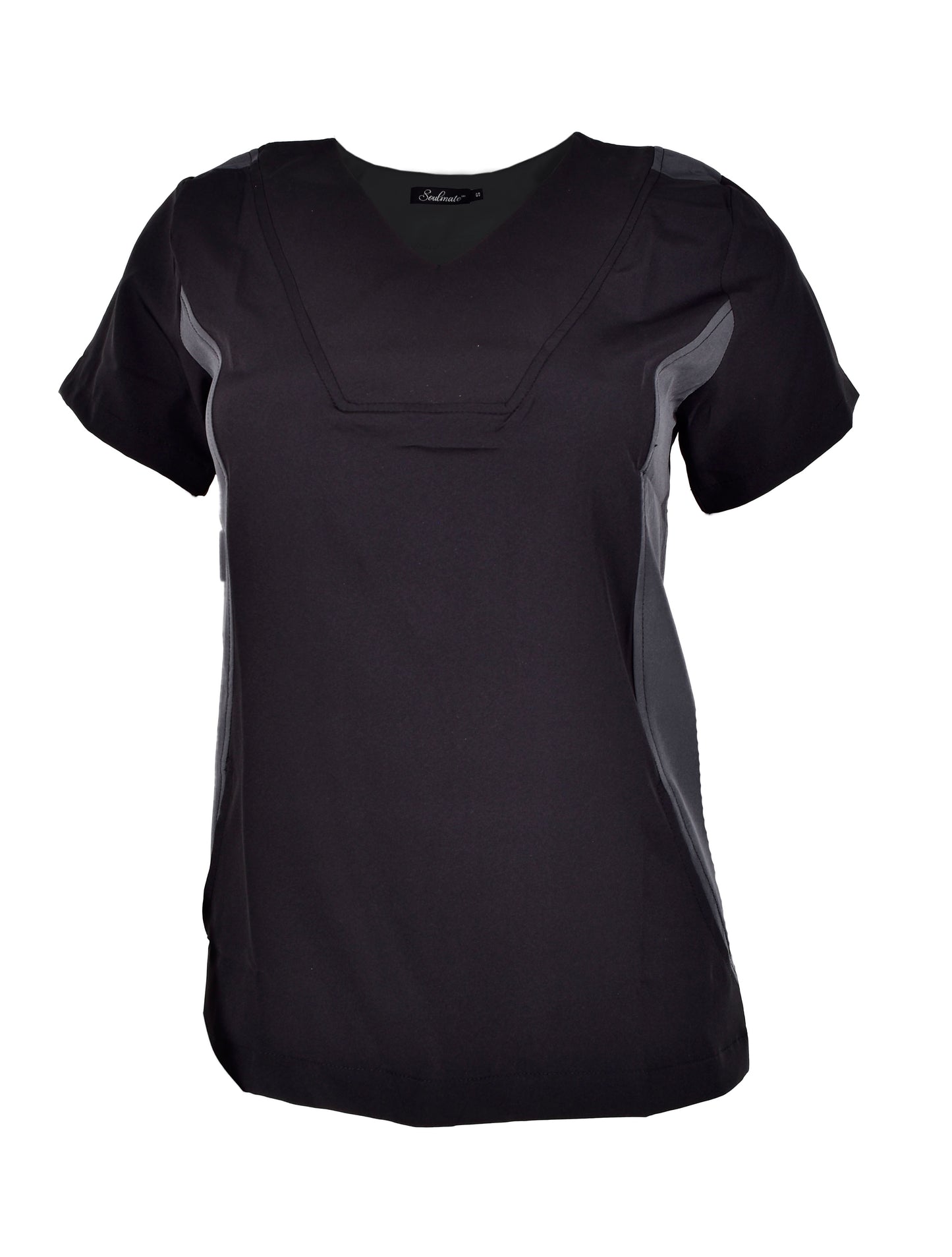 Filipina Médica Dama Negro Lateral Gris