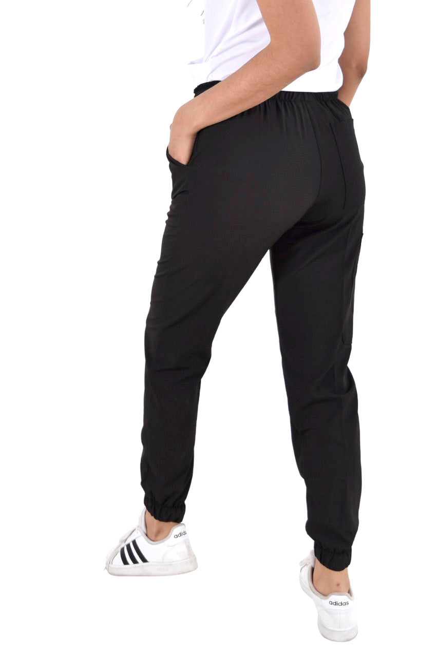 Pantalón Quirúrgico Dama Jogger Negro