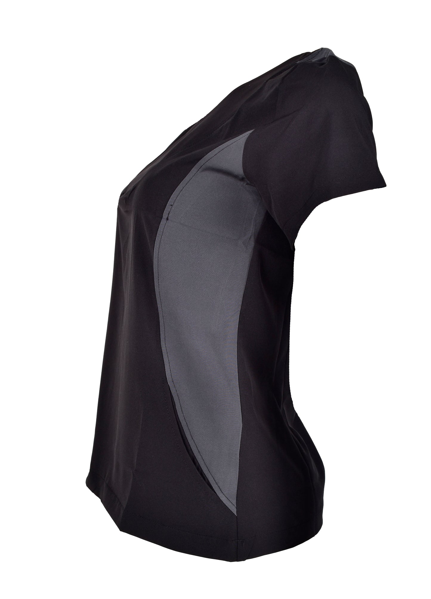 Filipina Médica Dama Negro Lateral Gris