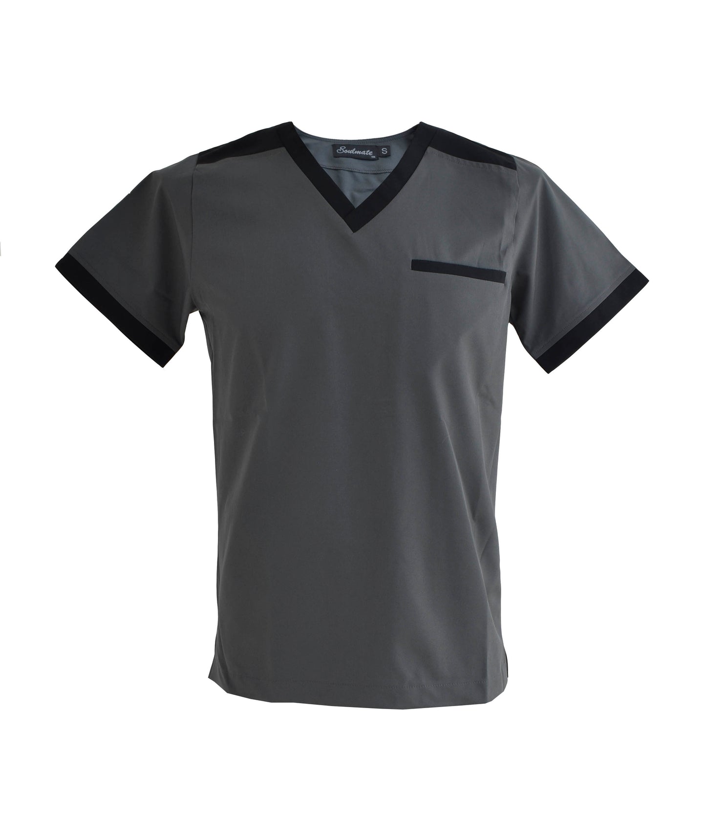 Filipina Médica Hombre Oxford Cuello Negro