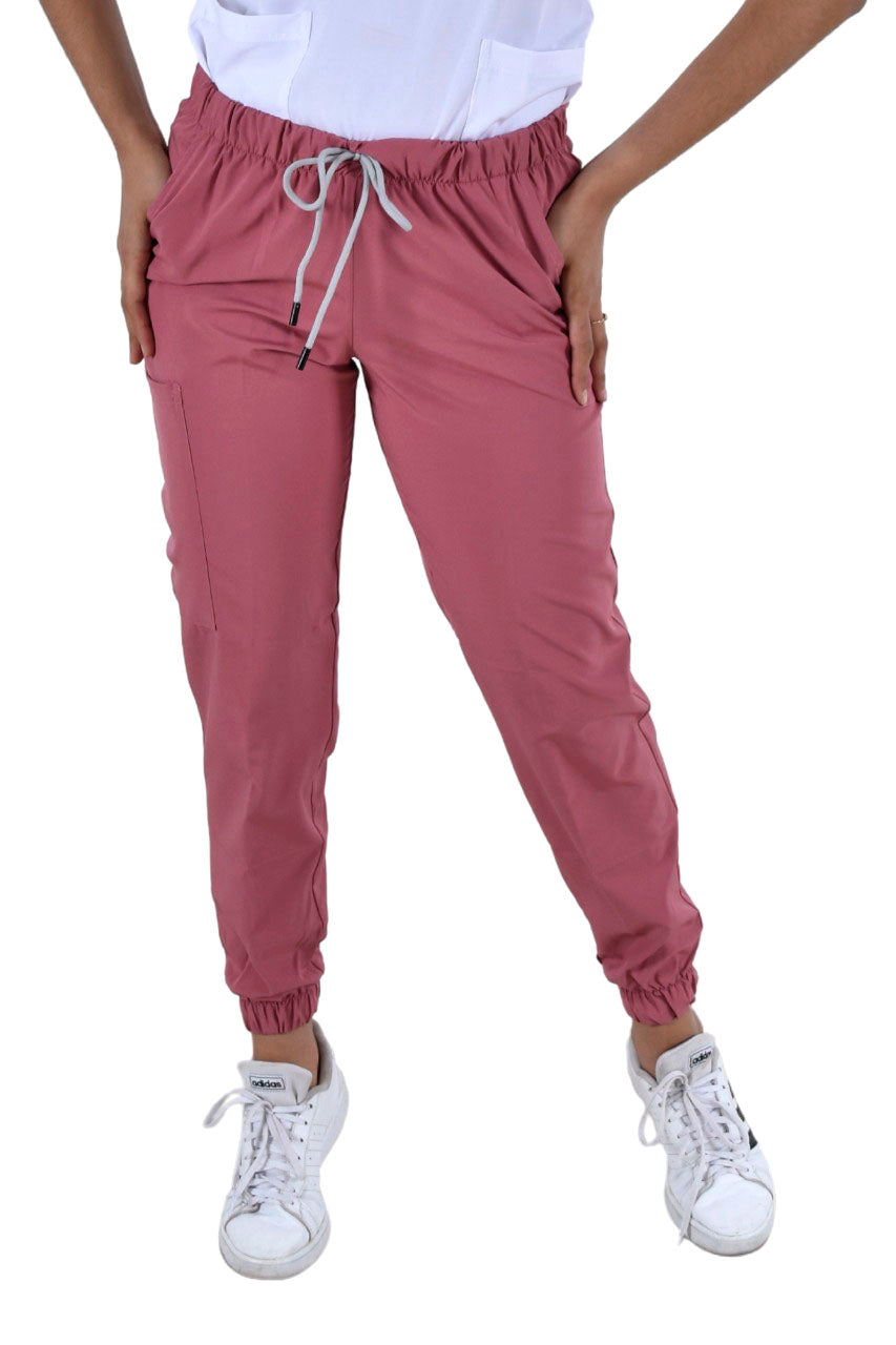 Pantalón Médico Dama Jogger Palo de Rosa