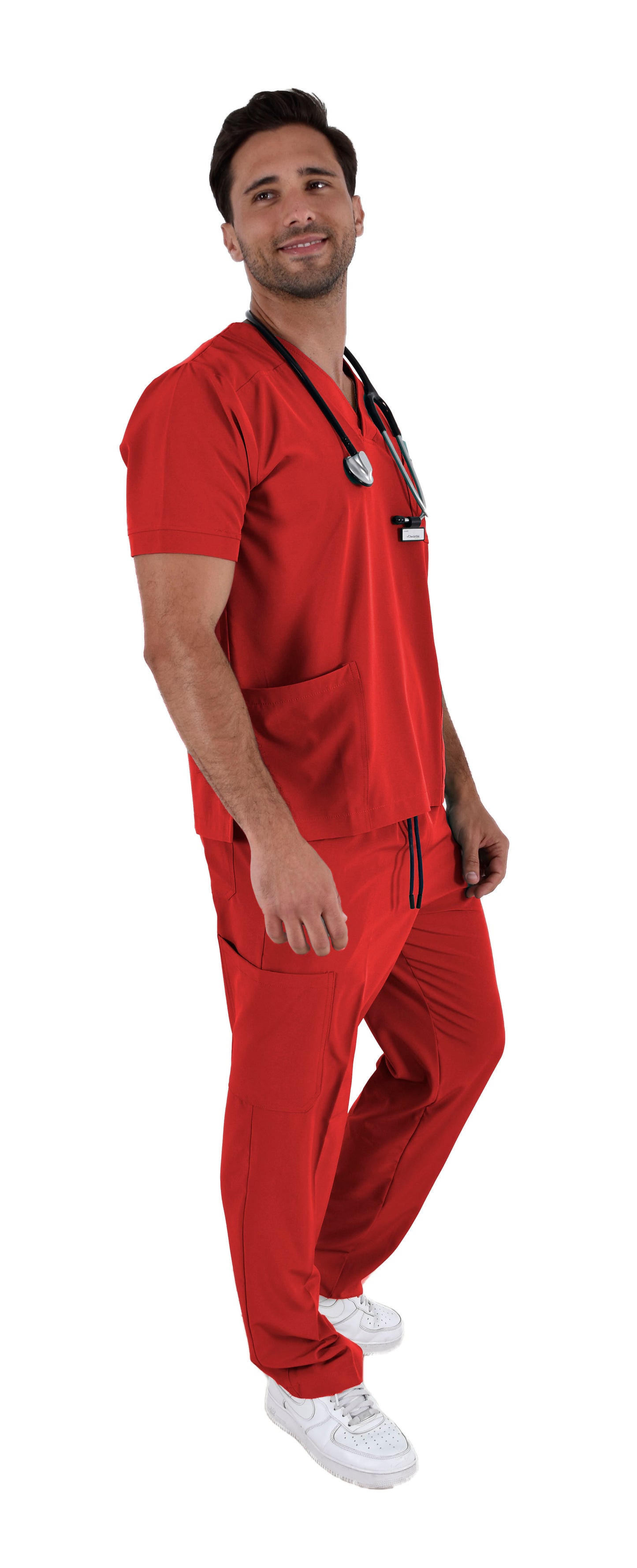 Pijama Médica Hombre Boston Rojo