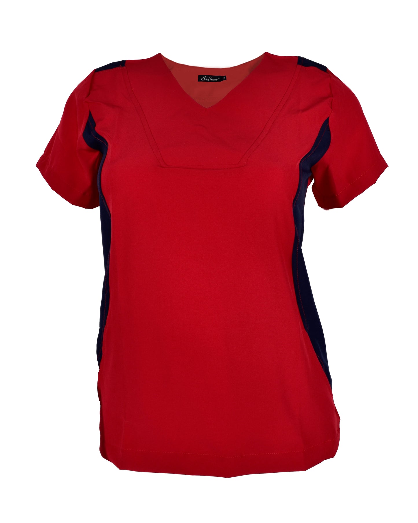 Filipina Médica Dama Rojo Lateral Marino