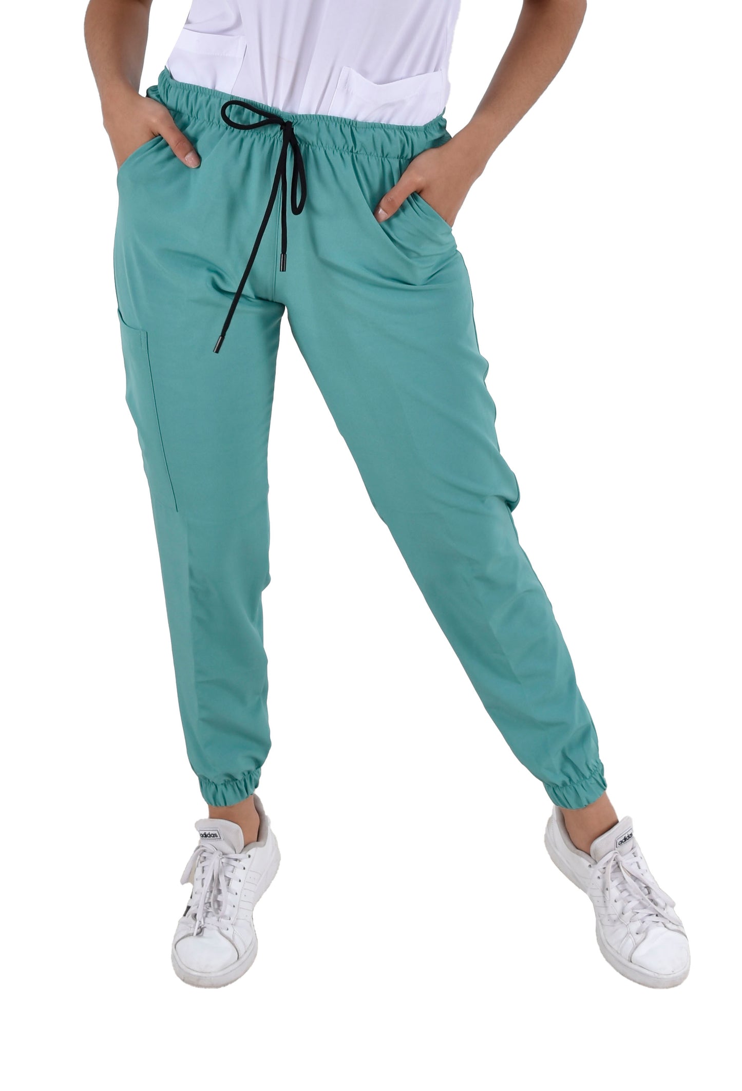 Pantalón Médico Dama Jogger Verde Agua