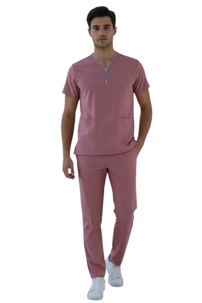 Pijama Médica Hombre Alexander Palo de Rosa