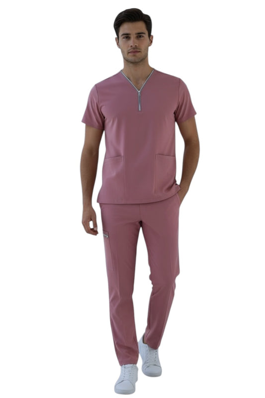 Pijama Médica Hombre Alexander Palo de Rosa
