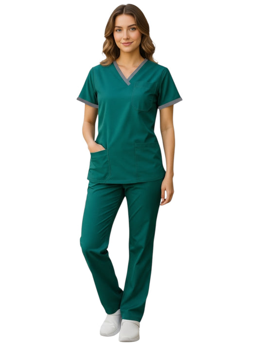 Pijama Médica Dama London Jade