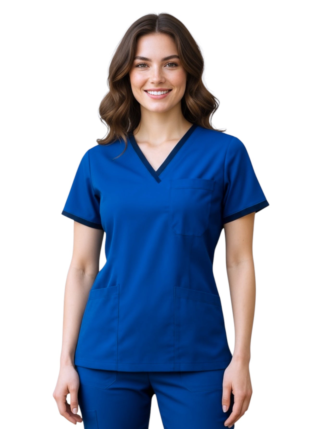 Filipina Médica Dama London Azul Rey