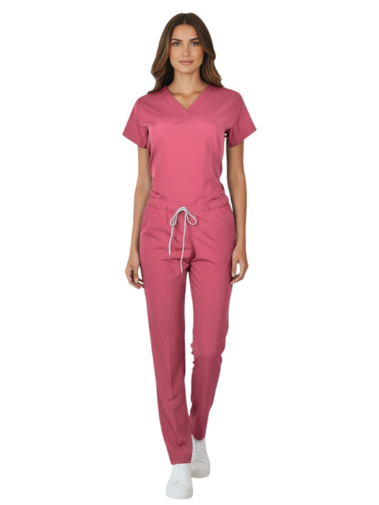 Pijama Médica Dama Jogger  Lotus Palo de Rosa