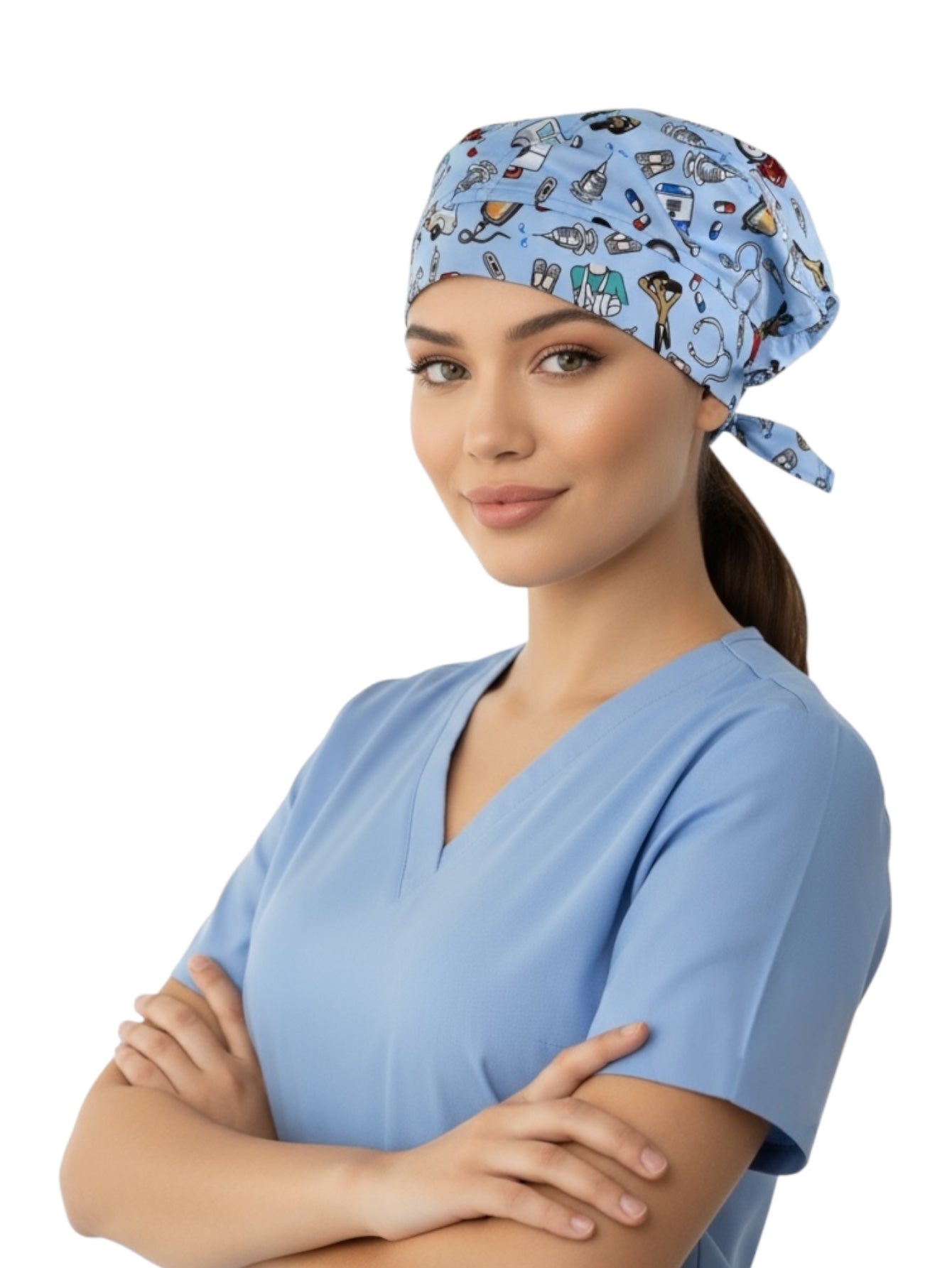 Gorro Médico Dama Jeringas