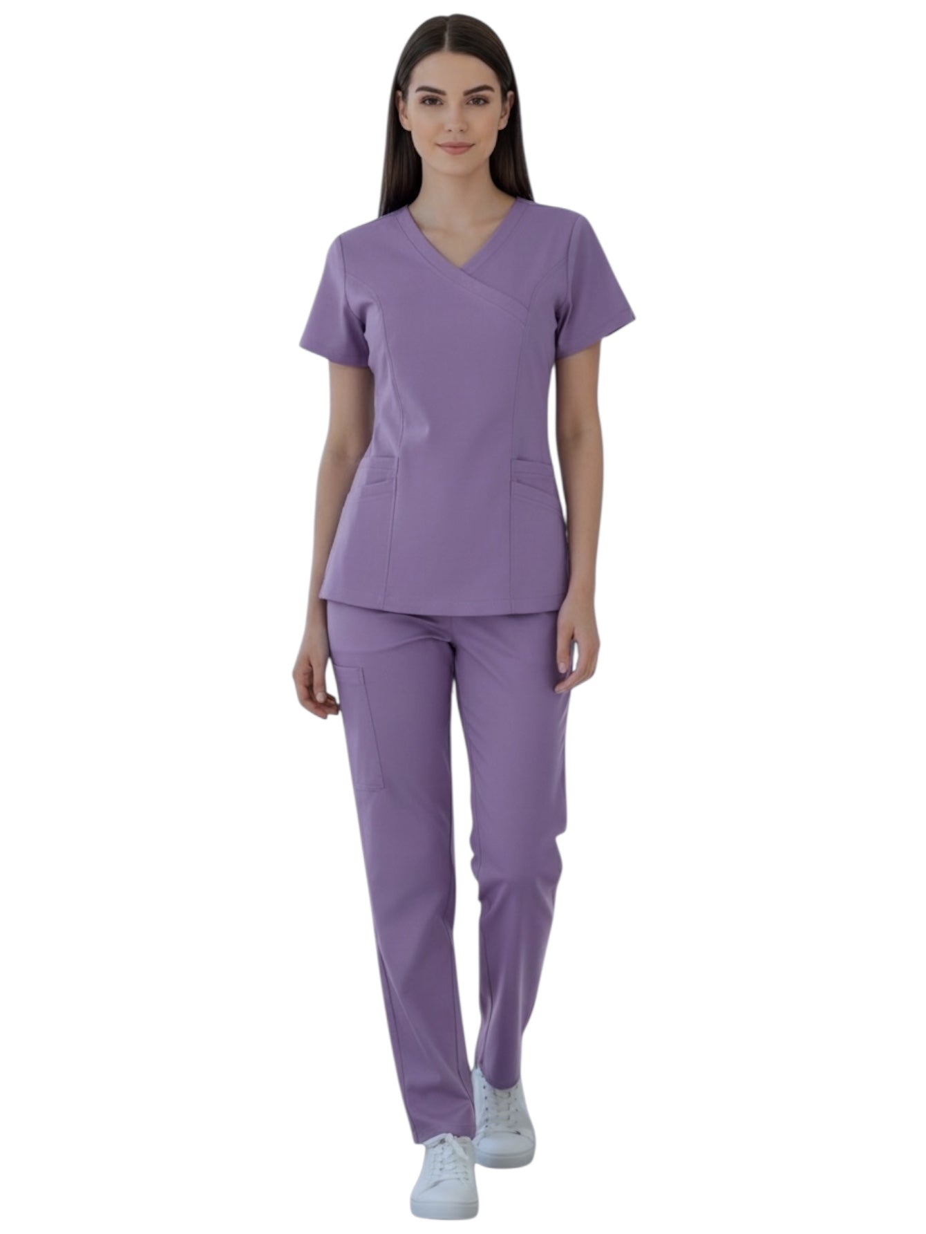 Pijama Médica Dama Megan Lila