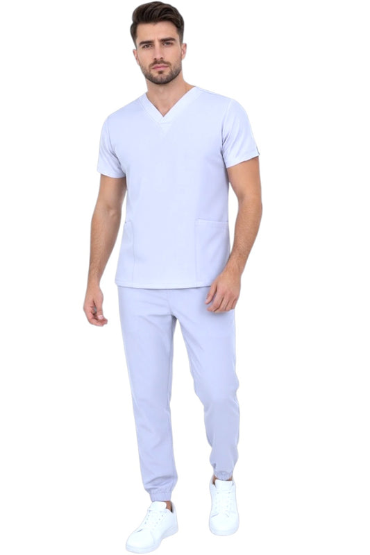 Pijama Médica Hombre Tonny Jogger Blanco