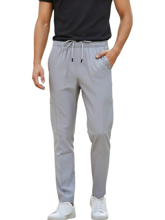 Pantalón Médico Hombre Gris Perla