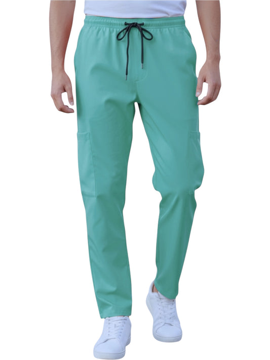Pantalón Médico Hombre Verde Agua
