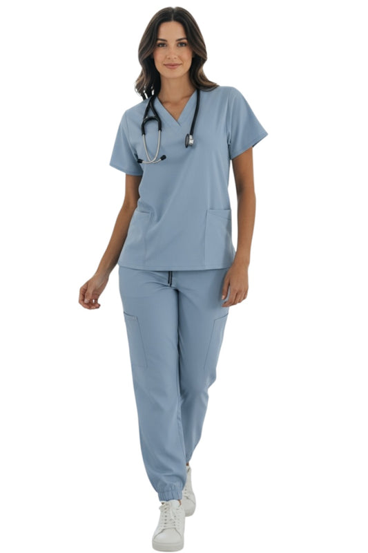 Pijama Médica Dama Tania Azul Cielo