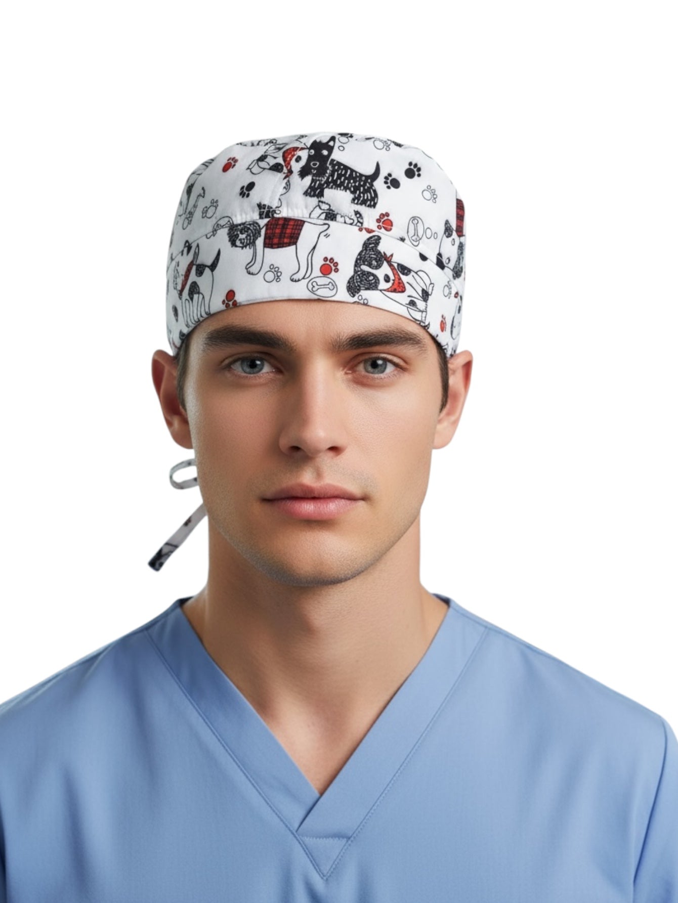 Gorro Médico De Hombre Print Perros