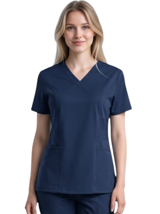 Filipina Médica Dama Alforzas Marino