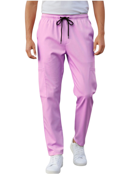 Pantalón Médico Hombre Rosa Pastel