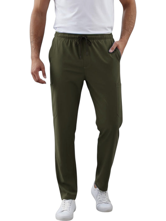 Pantalón Médico Hombre Boston Verde Militar