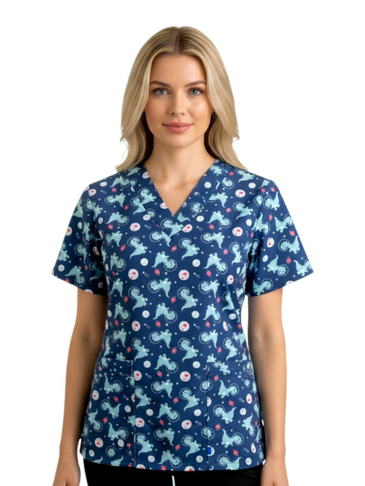 Filipina Médica Dama Tania Dinosaurio Menta