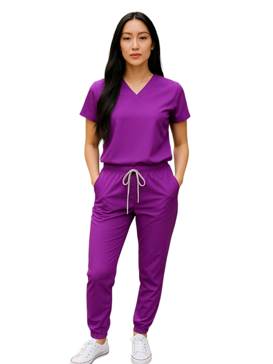 Pijama Médica Dama Jogger  Lotus Bugambilia