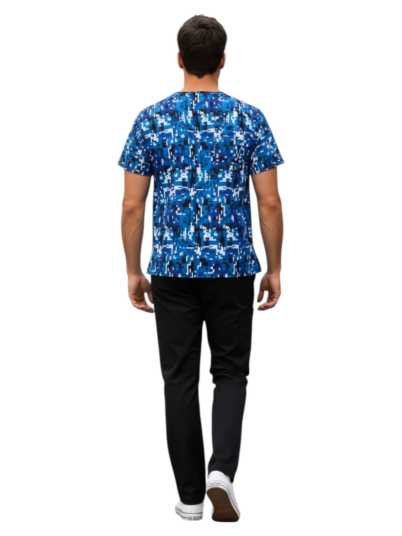 Pijama Médica Hombre Print Camuflaje Rey Pixel