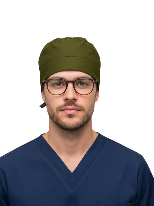 Gorro Médico De Hombre Verde Militar