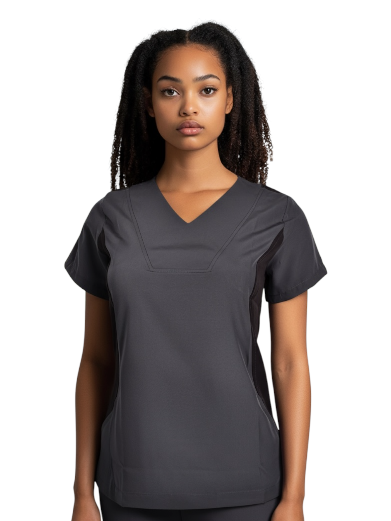 Filipina Médica Dama Oxford Lateral Negro