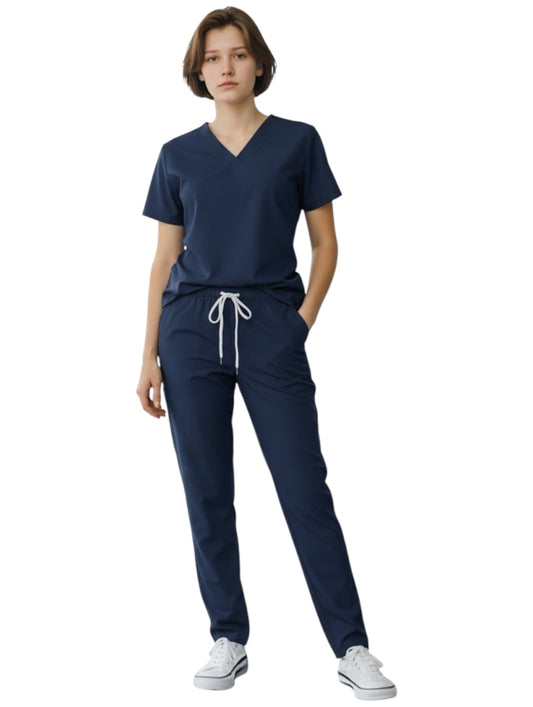 Pijama Médica Dama Jogger  Lotus Marino