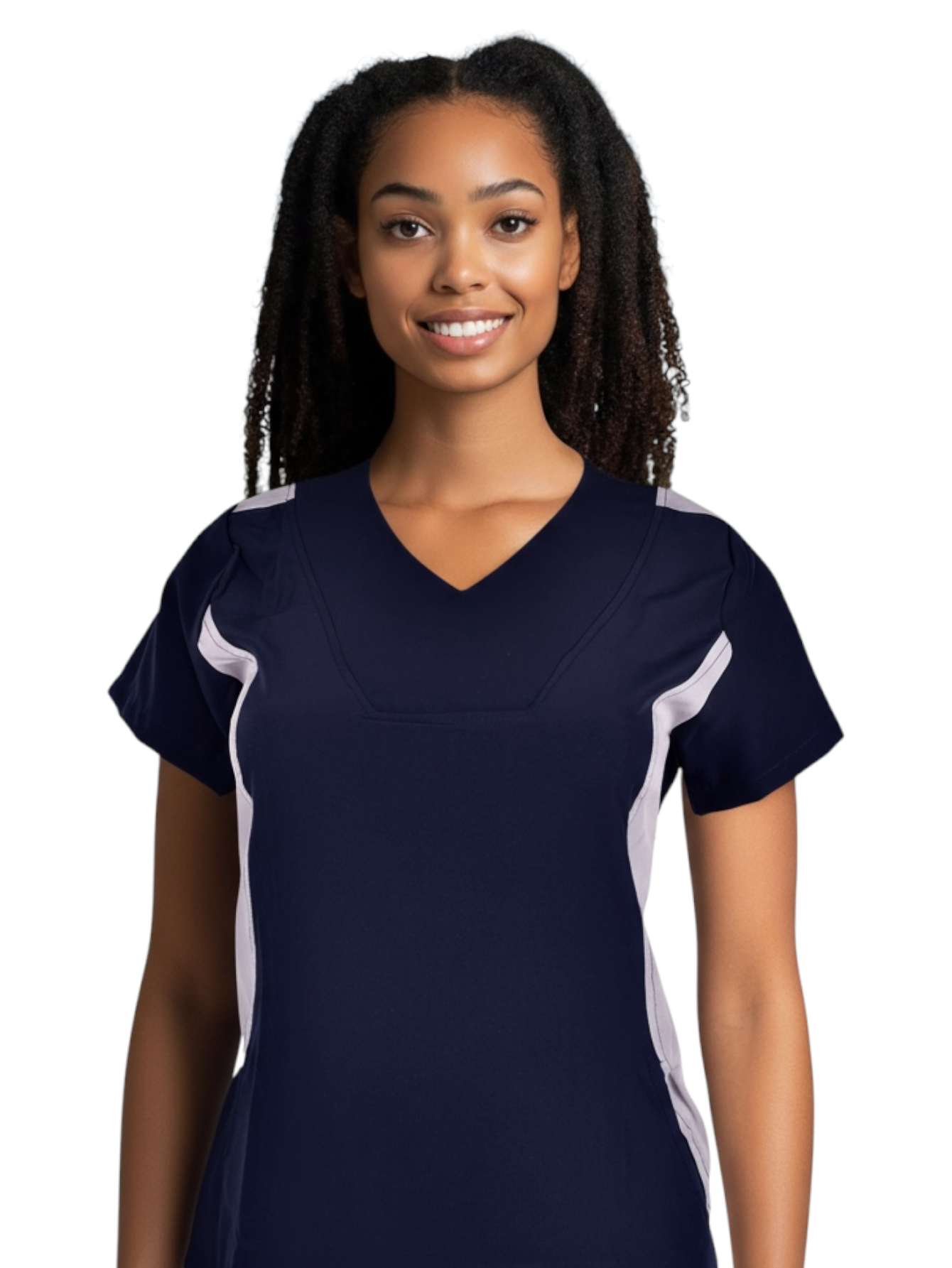 Filipina Médica Dama Marino Lateral Gris