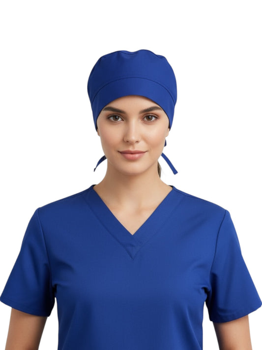 Gorro Médico Dama Azul Rey