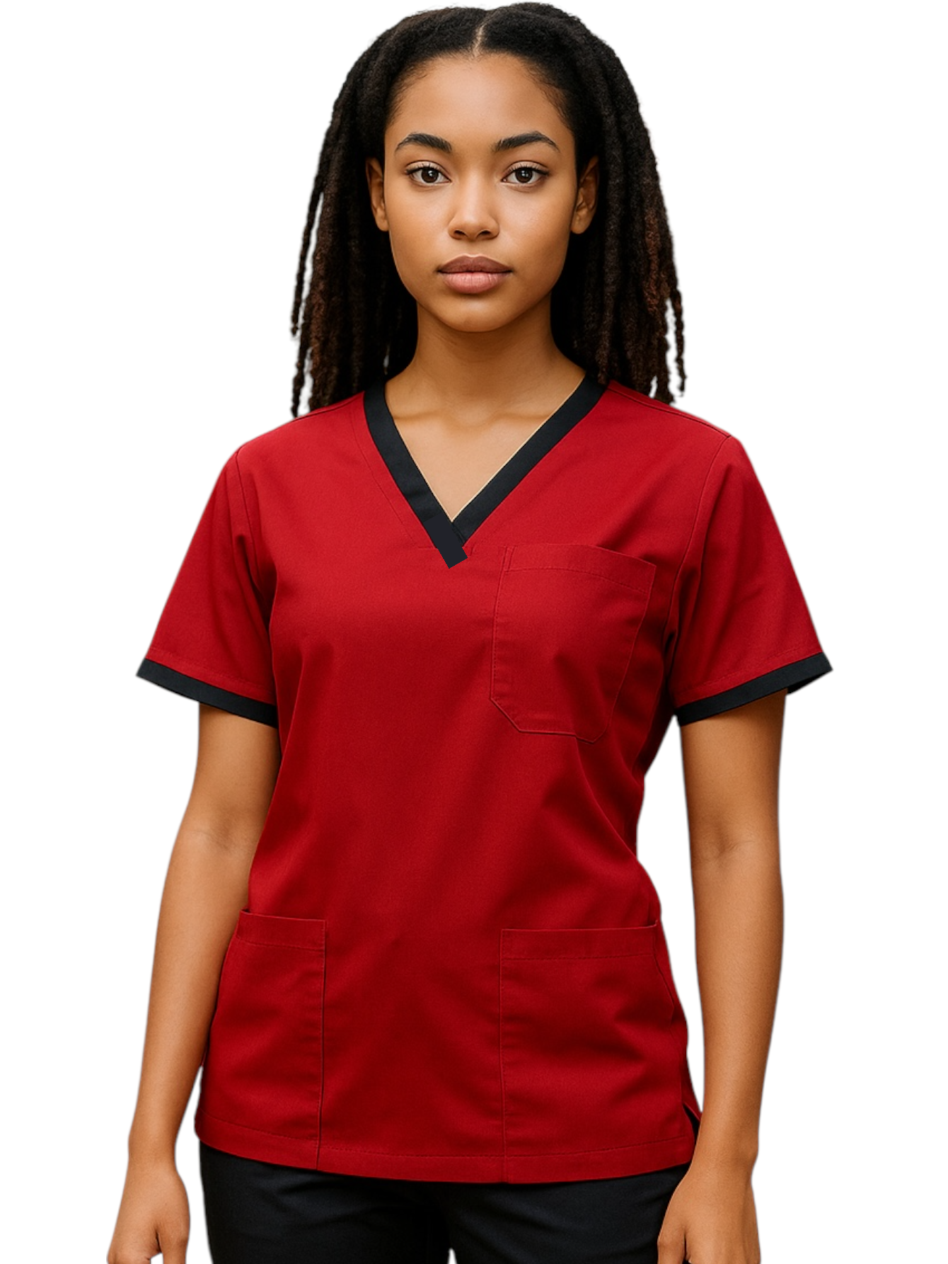 Filipina Médica Dama London Rojo