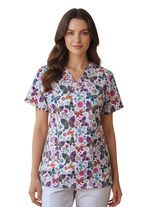 Filipina Médica Dama Tania Mariposas Mandala