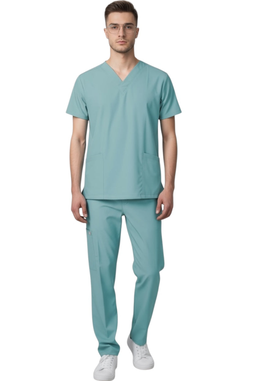 Pijama Médica  Hombre Tonny Verde Agua