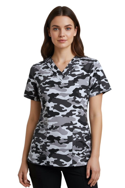 Filipina Médica Dama Tania Camuflaje Negro