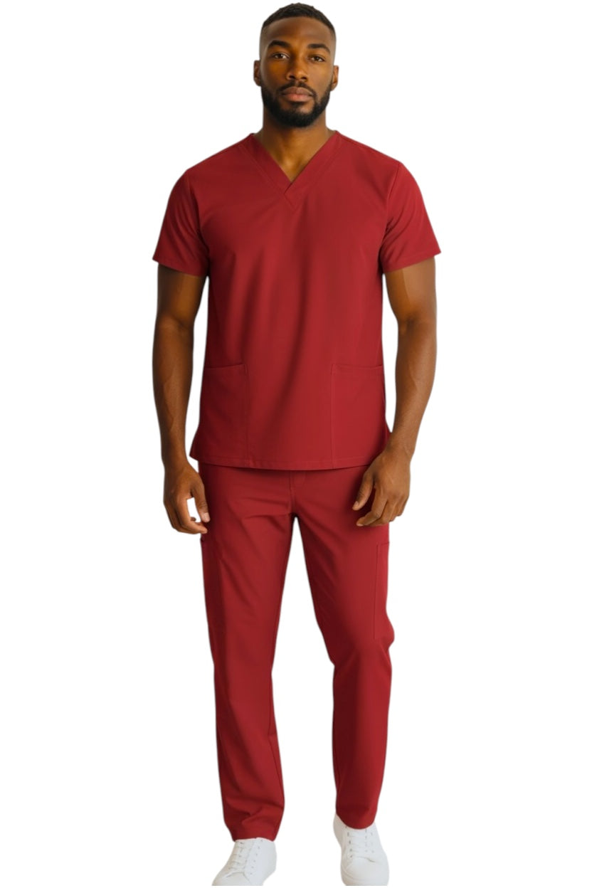Pijama Médica Hombre Tonny Rojo