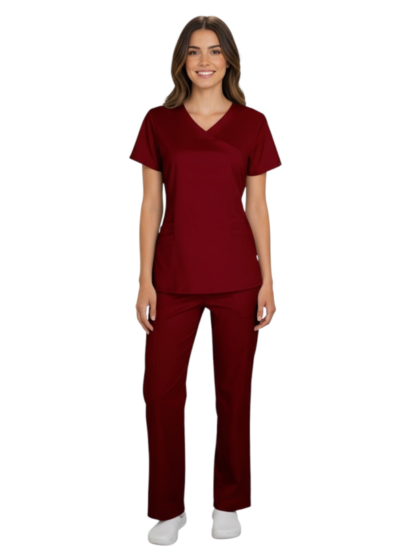 Pijama Médica Dama Megan Vino