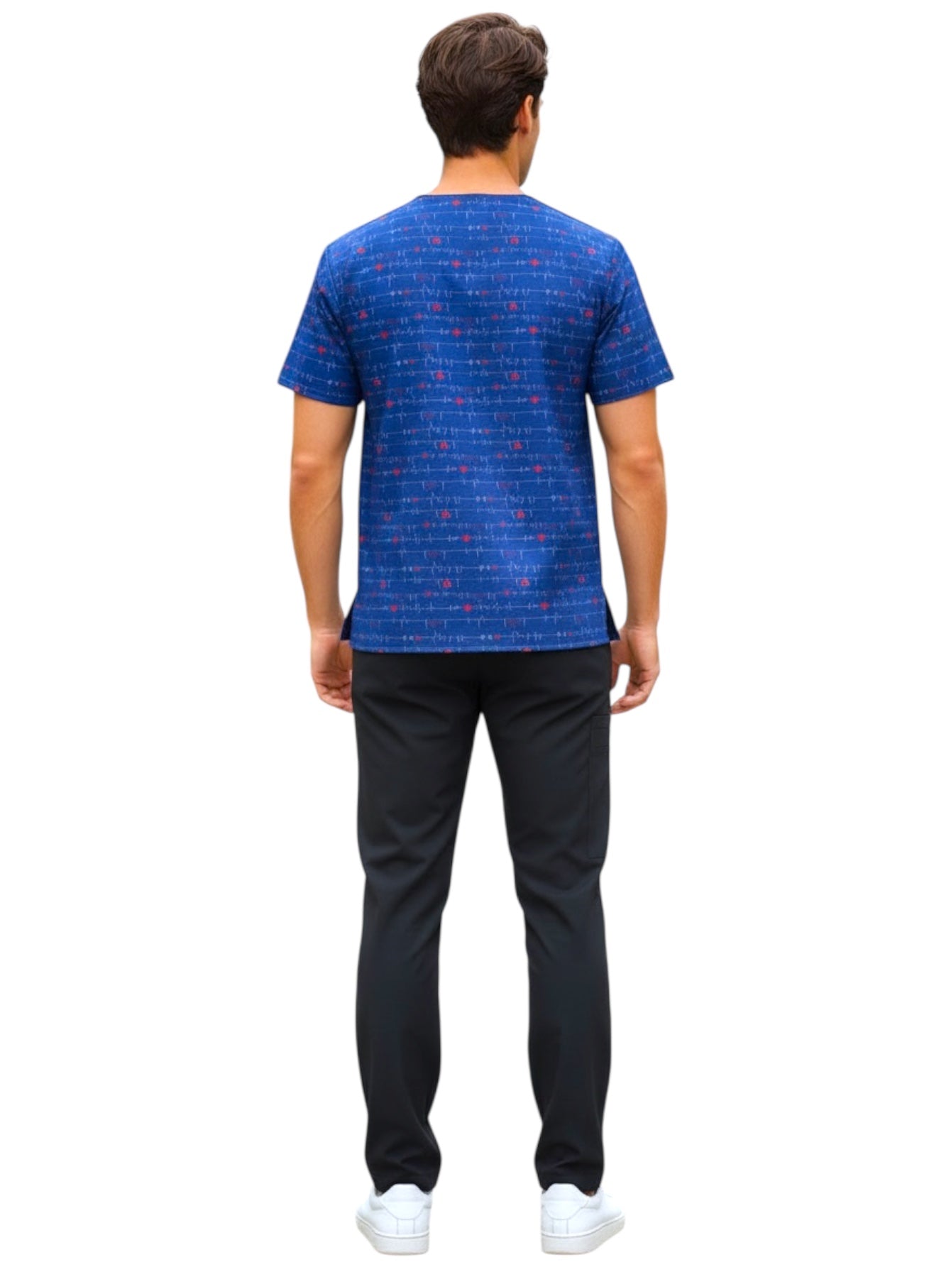 Pijama Médica Hombre Print Electrocardiograma