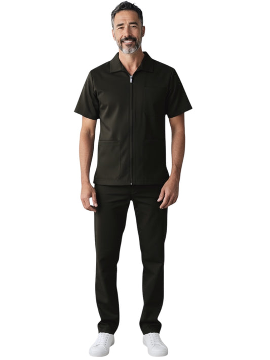 Pijama Médica Hombre Lucas Negro