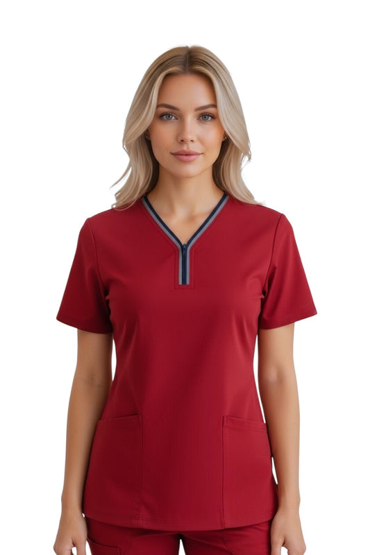 Filipina Médica Dama Alexa Rojo