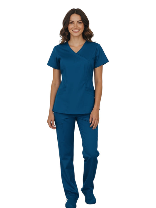 Pijama Médica Dama Megan Petróleo