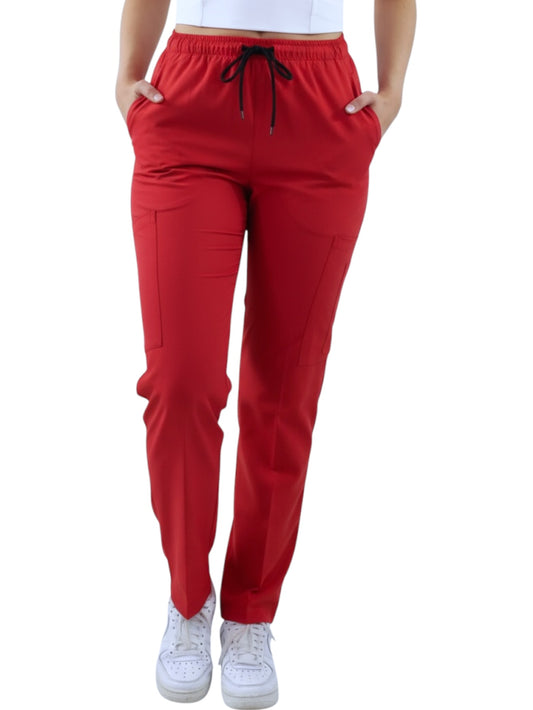Pantalón Médico Dama Rojo