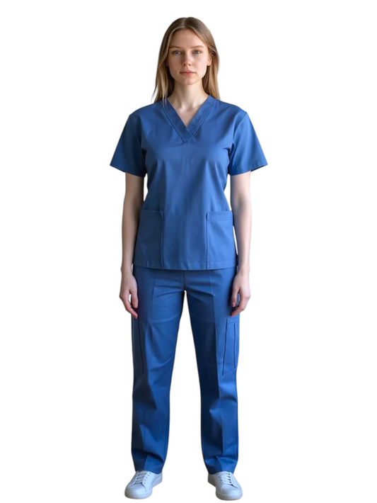 Pijama Médica Dama Tania Plumbago