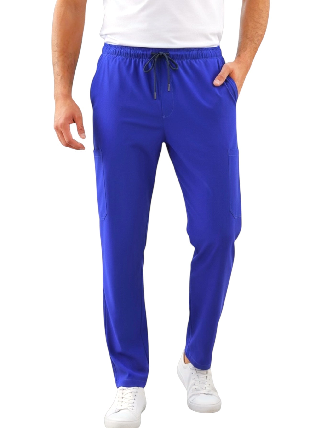 Pantalón Médico Hombre Boston Azul Rey