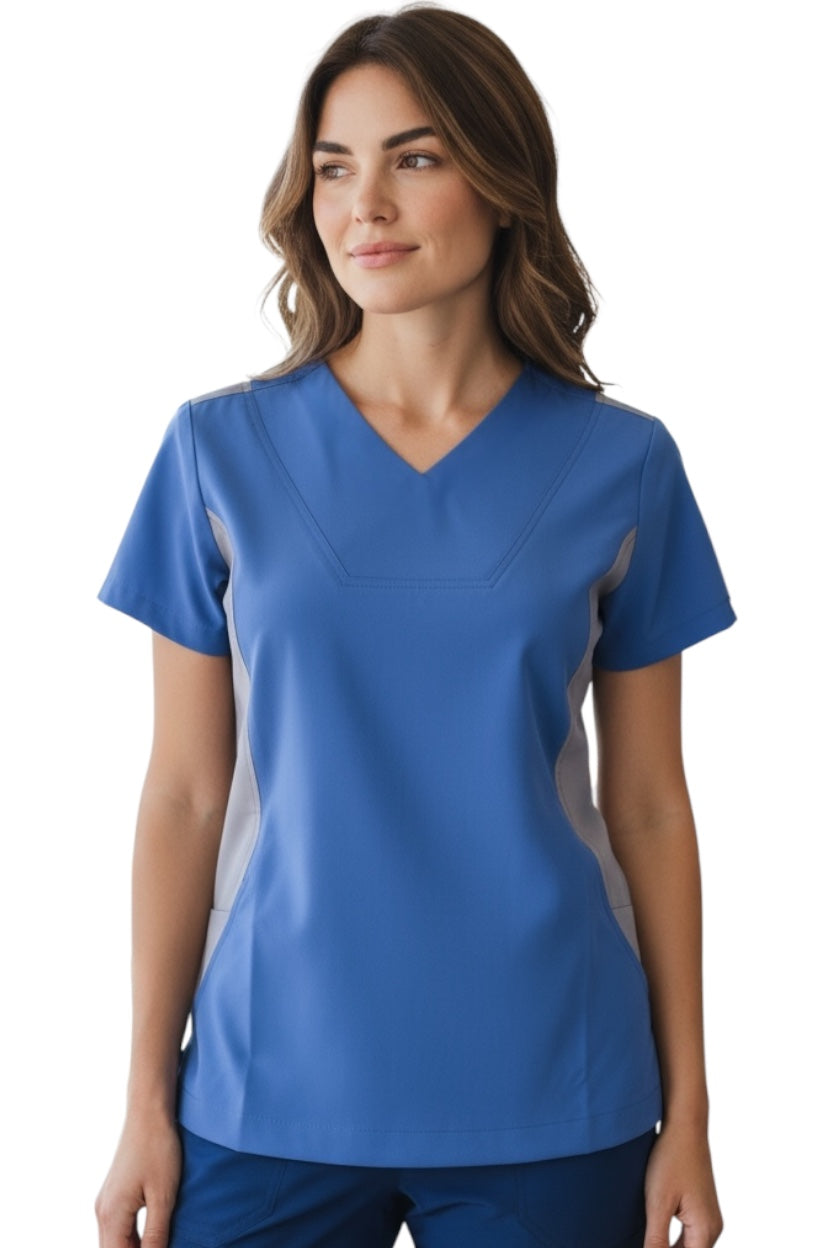 Filipina Médica Dama Plumbago Lateral Gris