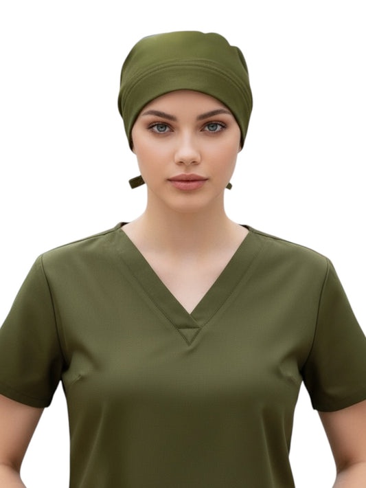 Gorro Médico Dama Verde Militar