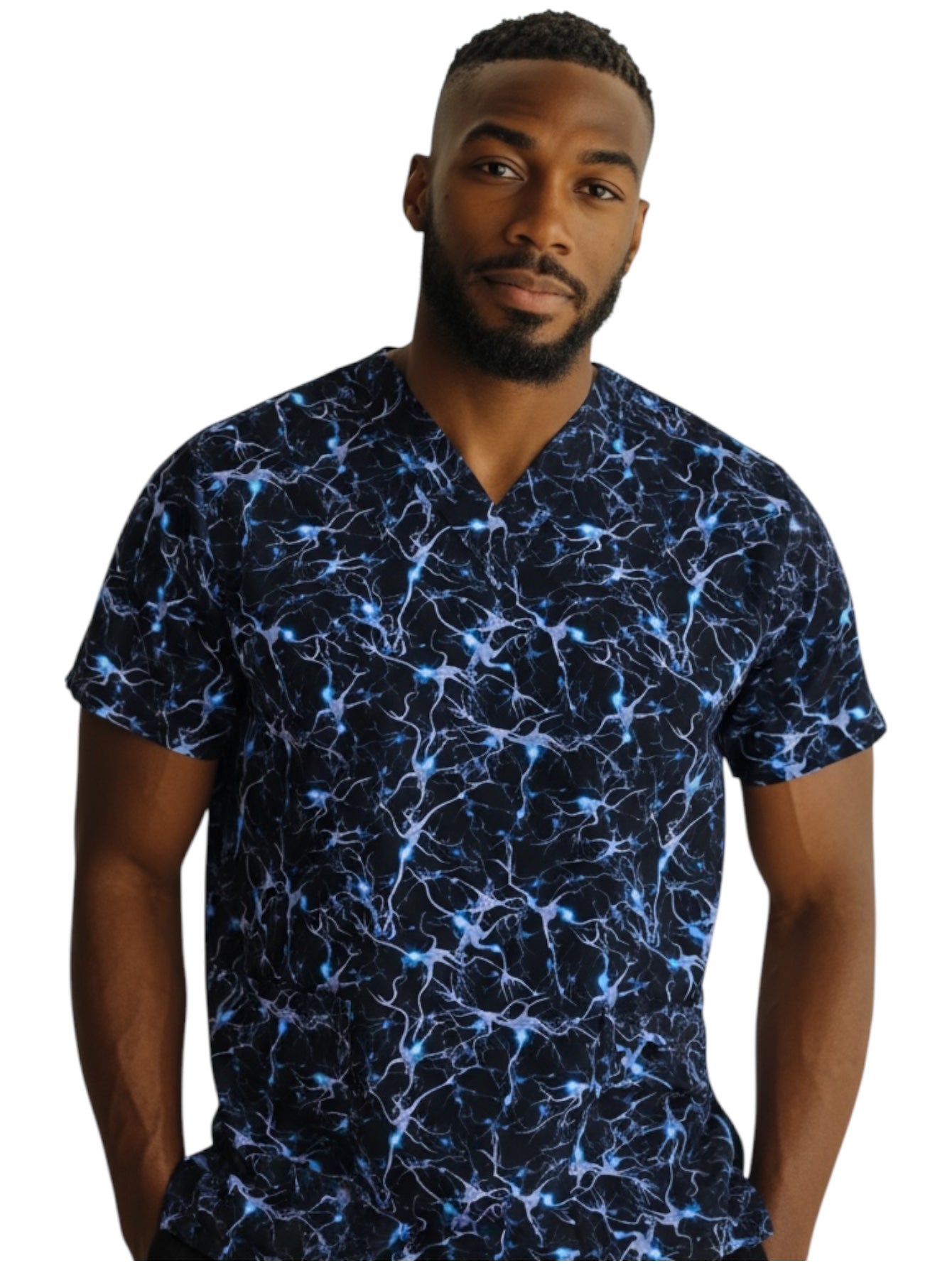 Filipina Médica Hombre Tonny Print Neuronas