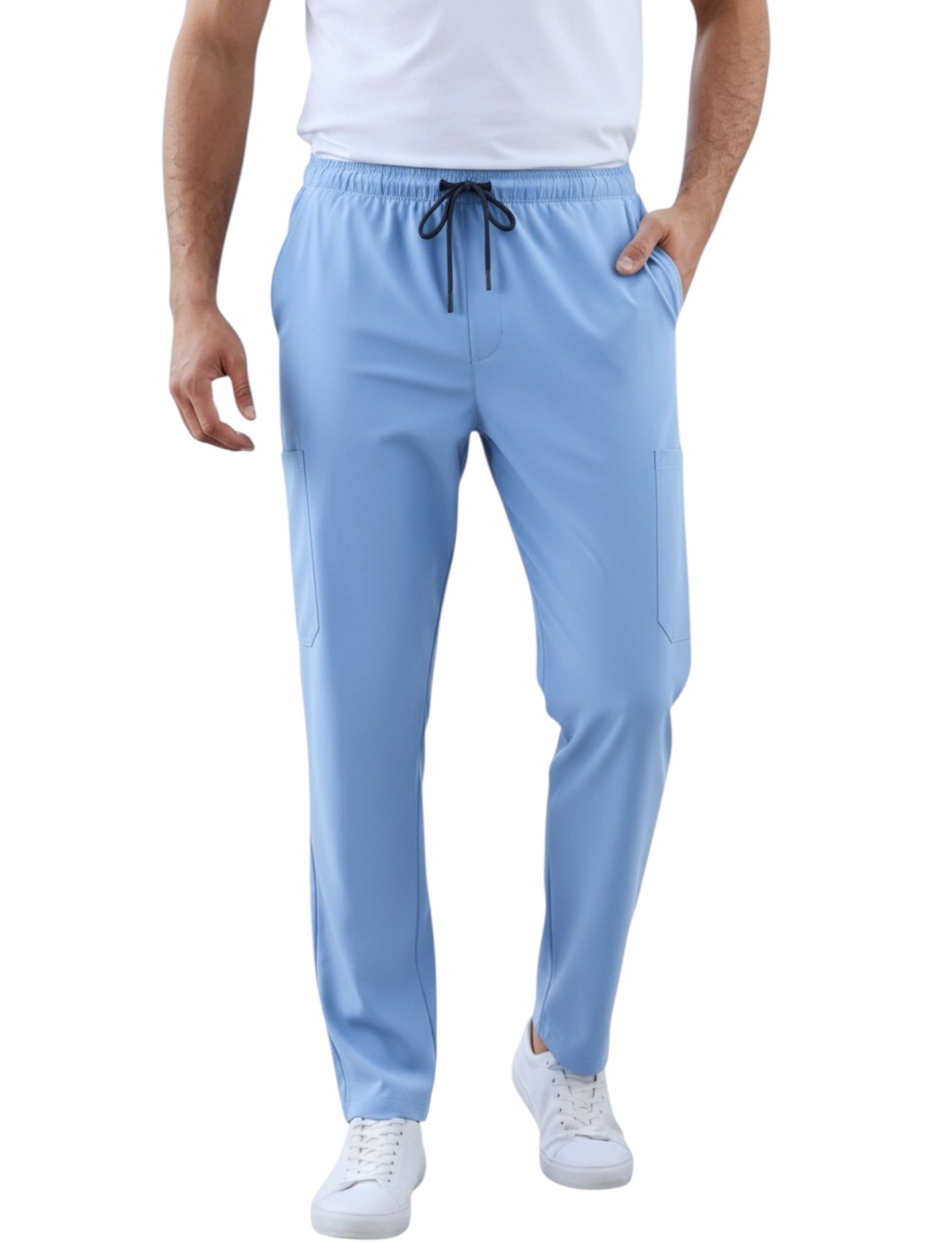 Pantalón Médico Hombre Boston Azul Cielo