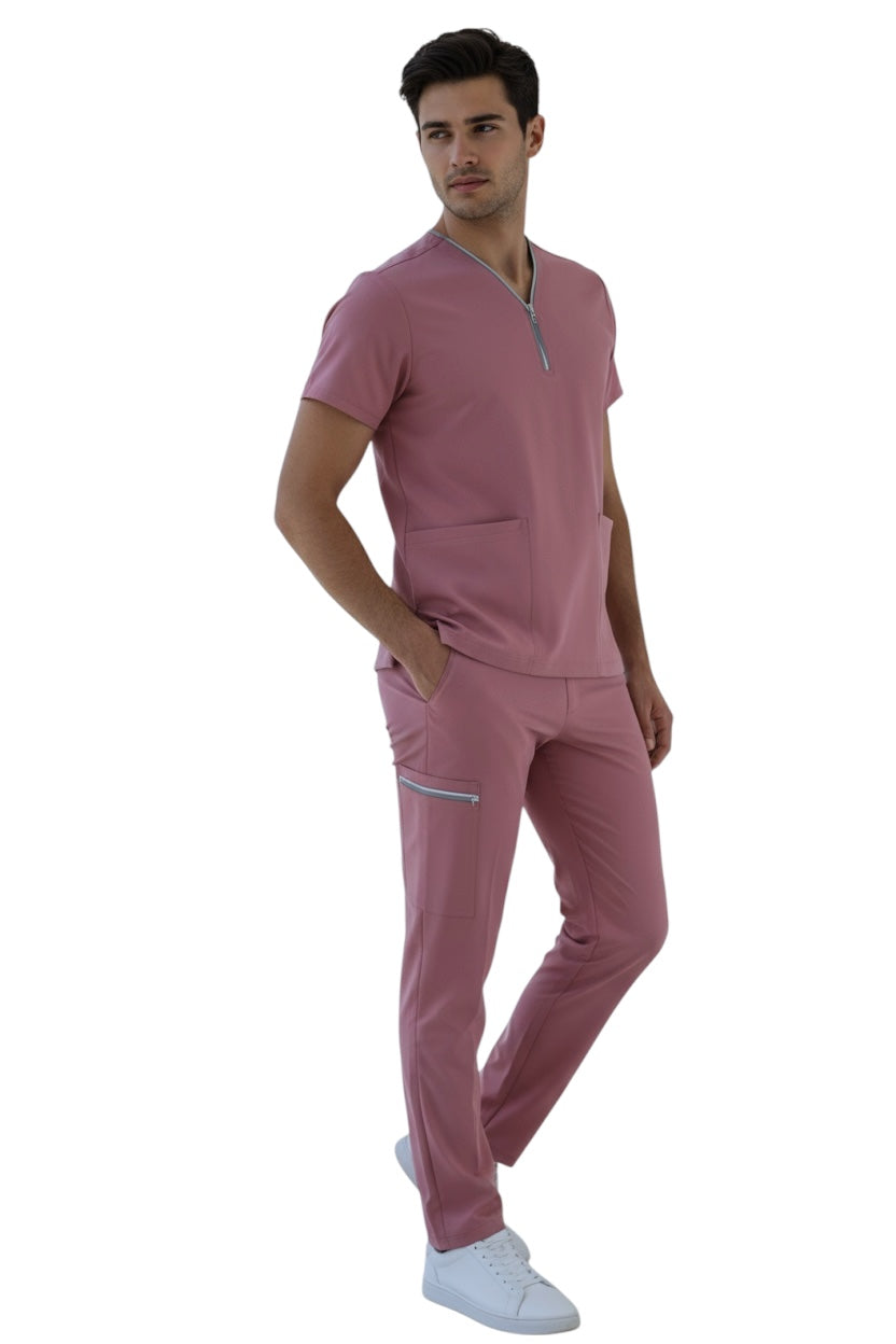 Pijama Médica Hombre Alexander Palo de Rosa